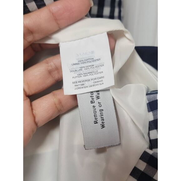 J.Crew Women's Gingham Blazer 14 - Picture 10 of 12